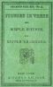 [Gutenberg 59641] • Figures in Verse and Simple Rhymes, for Little Learners (Second Series; No. 2)